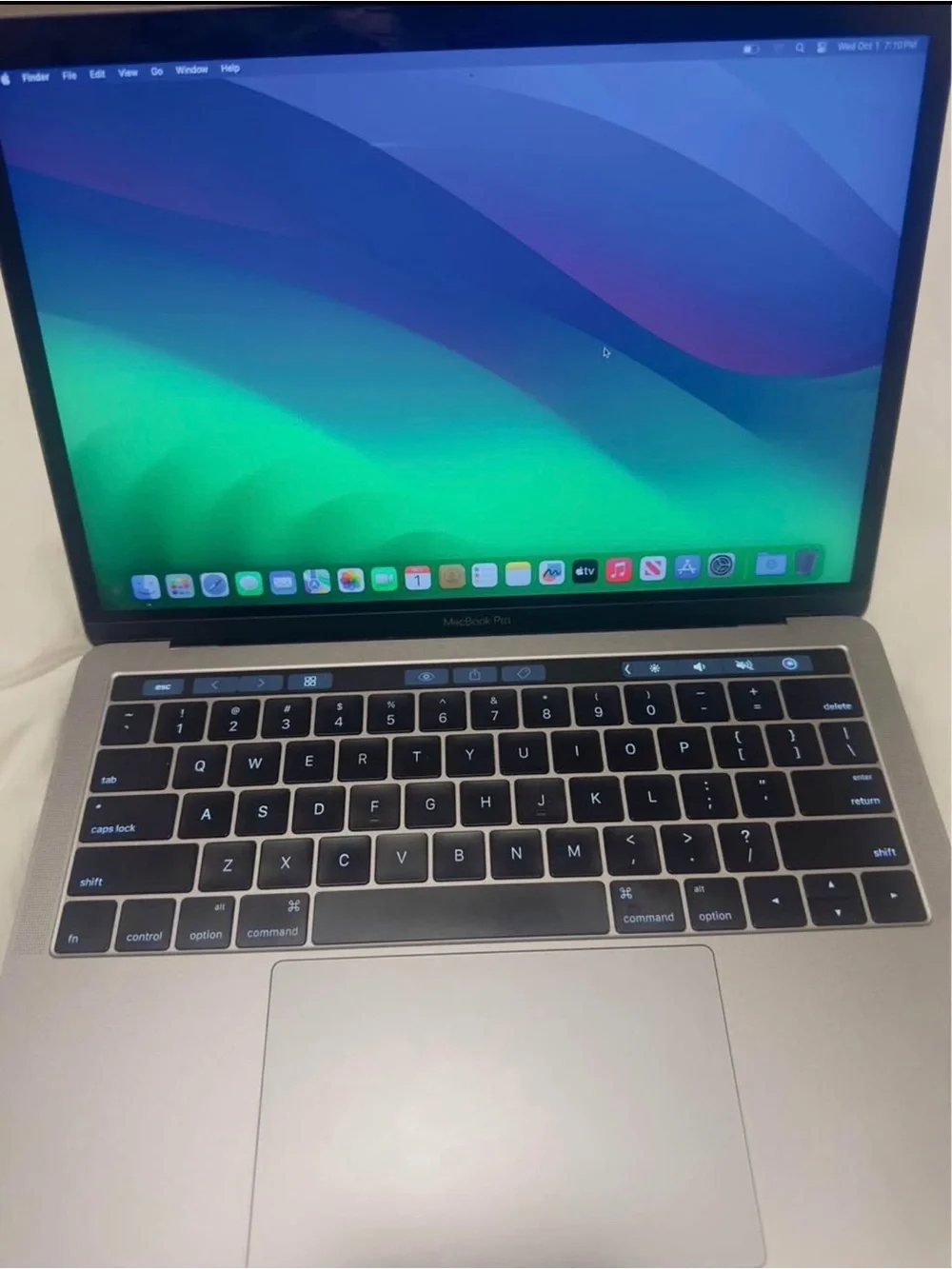 Apple MacBook Pro in Space Gray with Black Keyboard